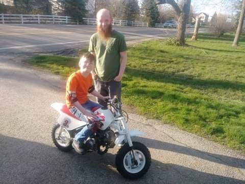 A dad gifted the bike to his son