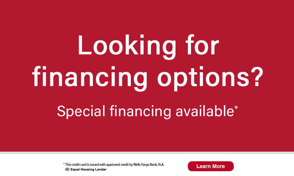 Special financing banner at Rosati Windows
