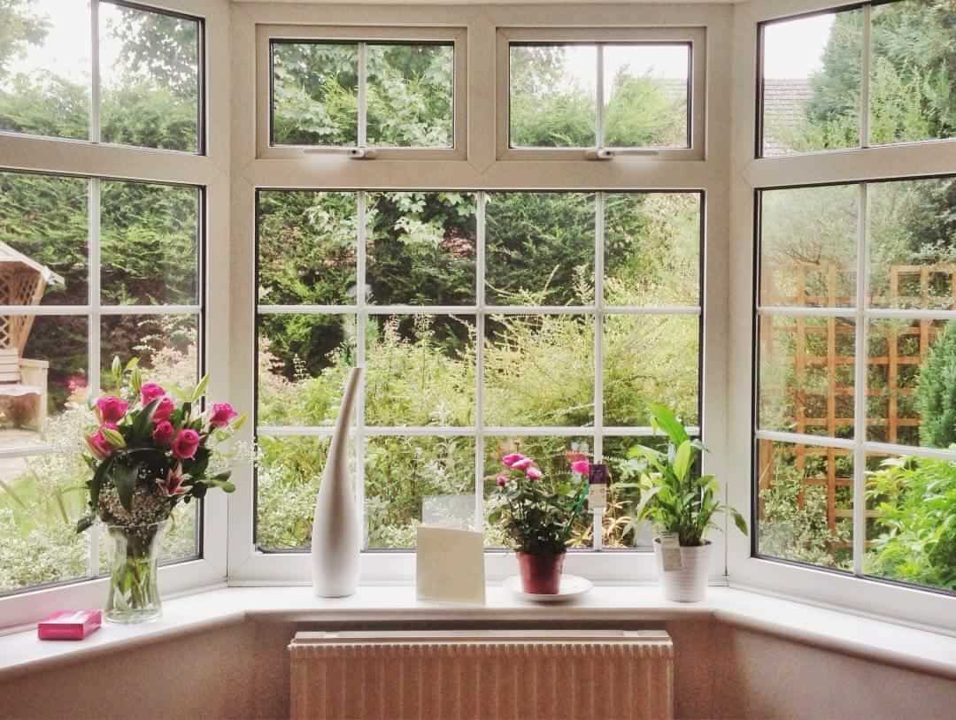 Bay-style window installed for a house in Columbus, OH